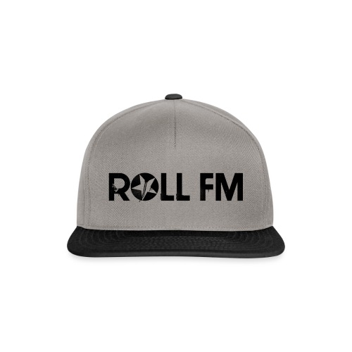 Roll FM - Black - Snapback Cap