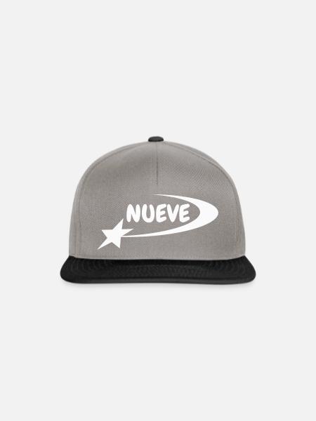 NUEVE Basic Edition - Snapback Cap - Graphit/Schwarz