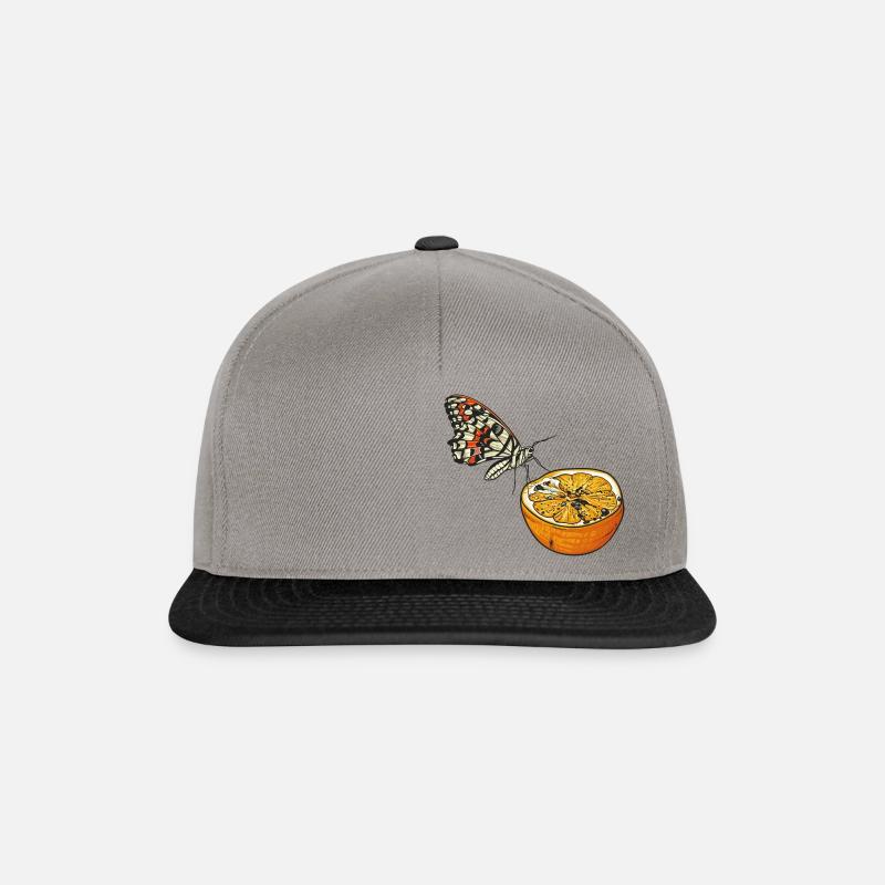 Schimmel // Orange - Snapback Cap - Graphit/Schwarz
