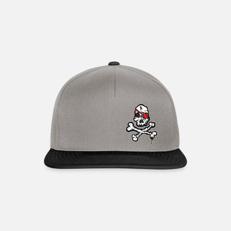 VALENTINE - Snapback Cap - Graphit/Schwarz