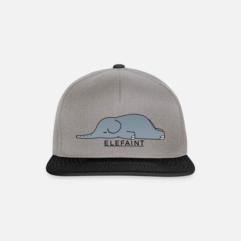Elefaint - Snapback Cap - graphite/black