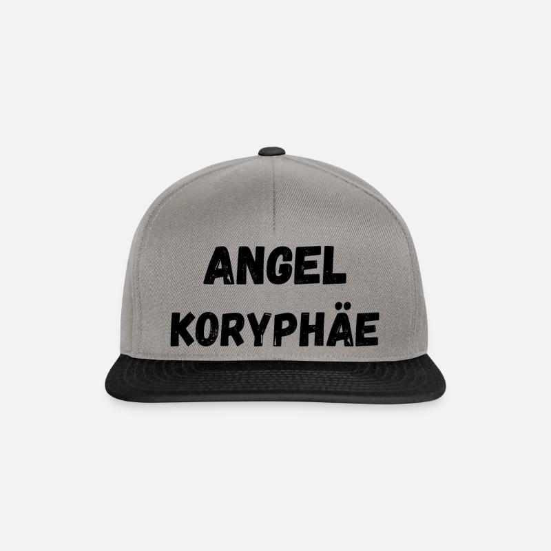 Angel KORYPHÄE - Snapback Cap - Graphit/Schwarz
