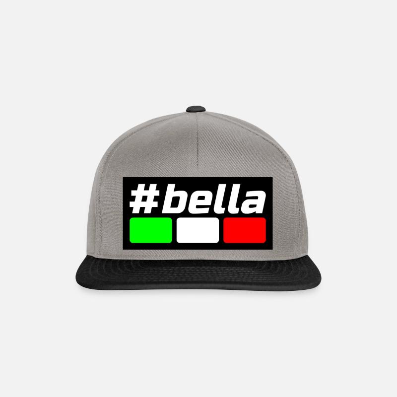@bella Italia - Snapback Cap - Graphit/Schwarz