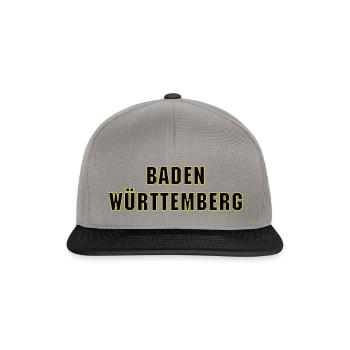 Baden-Württemberg - Snapback Cap - Graphit/Schwarz - Vorne