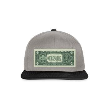 dollar - Casquette snapback - gris graphite/noir - Devant