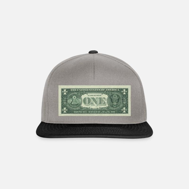 Dollar - Snapback Cap - Graphit/Schwarz