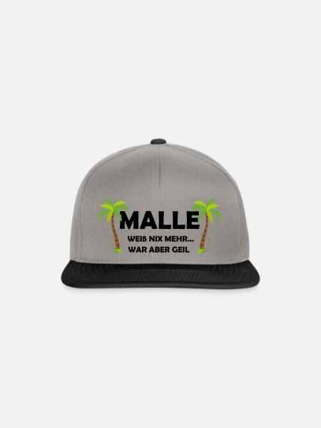 Mallorca - Snapback Cap - Graphit/Schwarz