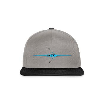 Rameur, aviron - Casquette snapback - gris graphite/noir - Devant