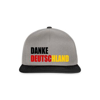 Merci allemagne - Casquette snapback - gris graphite/noir - Devant