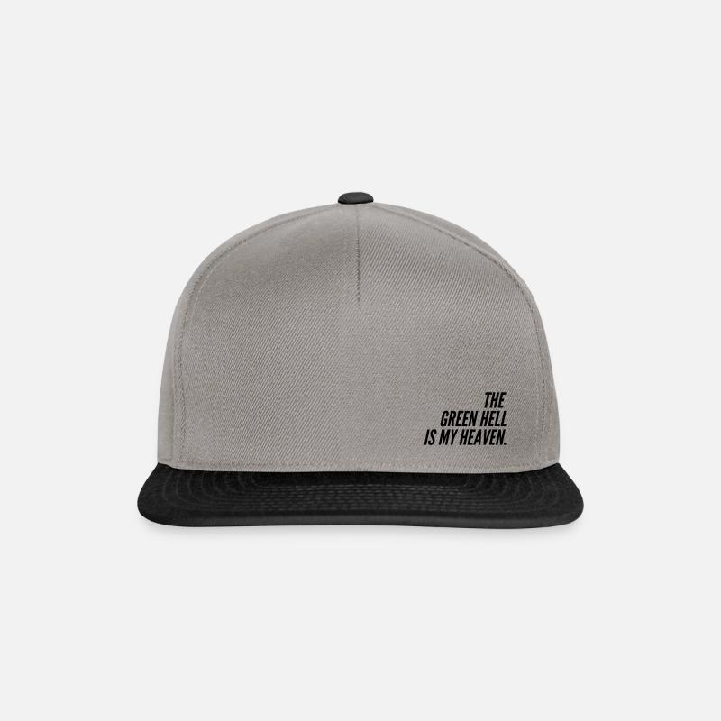 L’enfer vert - Casquette snapback - gris graphite/noir