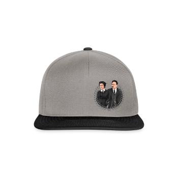 Rosa Luxemburg, Karl Liebknecht // Illustration - Snapback Cap - graphite/black - Front
