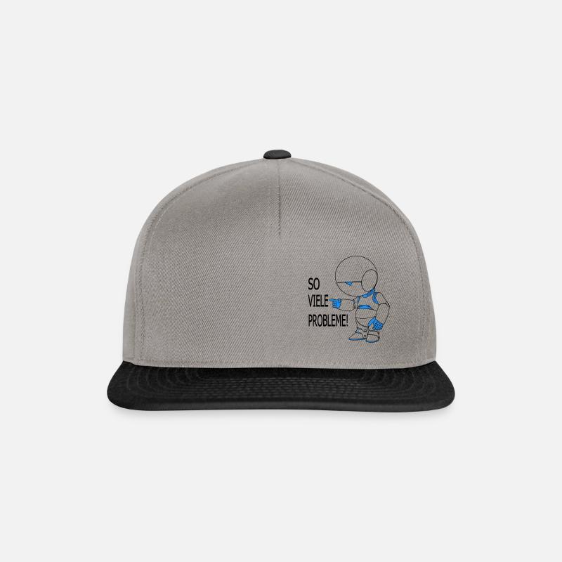 Marvin - Snapback Cap - Graphit/Schwarz