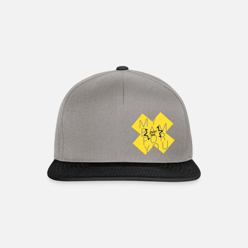 doin me - Snapback Cap - Graphit/Schwarz