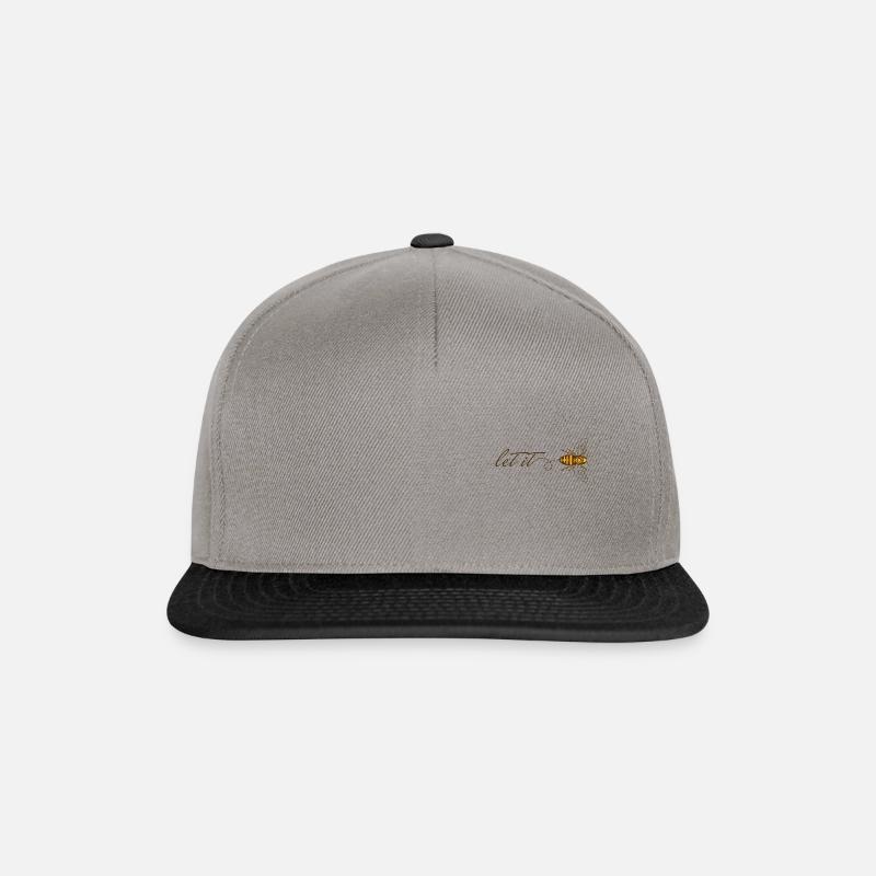 Let it Bee - Snapback Cap - Graphit/Schwarz