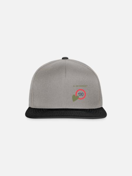 Ja zum Tempolimit! - Snapback Cap - Graphit/Schwarz