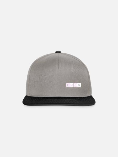 Emma - Snapback Cap - Graphit/Schwarz
