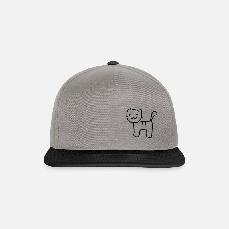 Kadse - Casquette snapback - gris graphite/noir