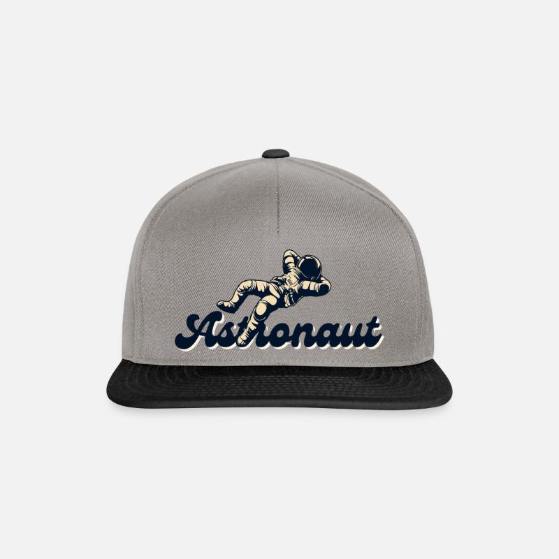 Astronaut - Snapback Cap - Graphit/Schwarz