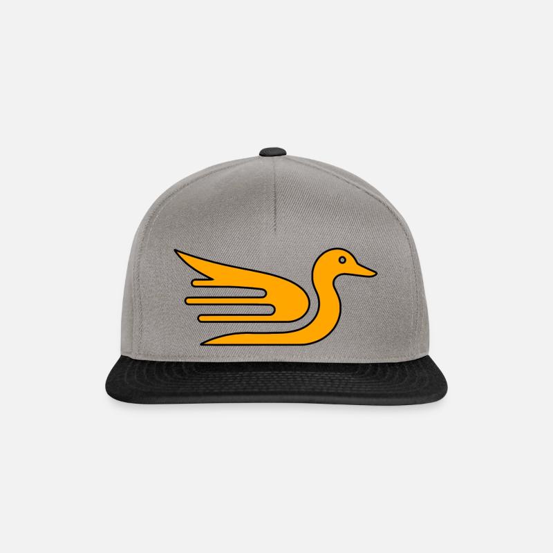 Speedy Quack - eine einfache Ente - Snapback Cap - Graphit/Schwarz