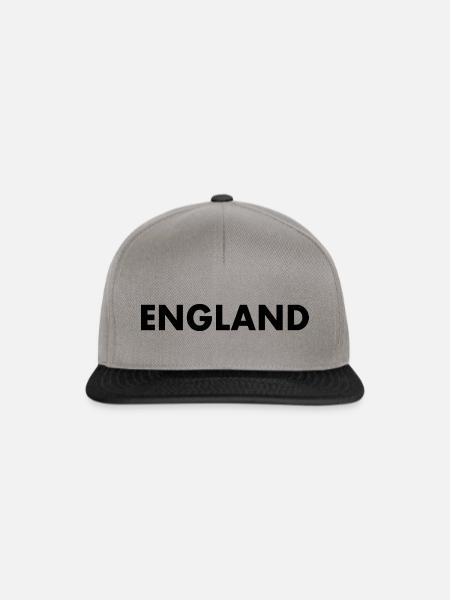 England - Snapback Cap - Graphit/Schwarz