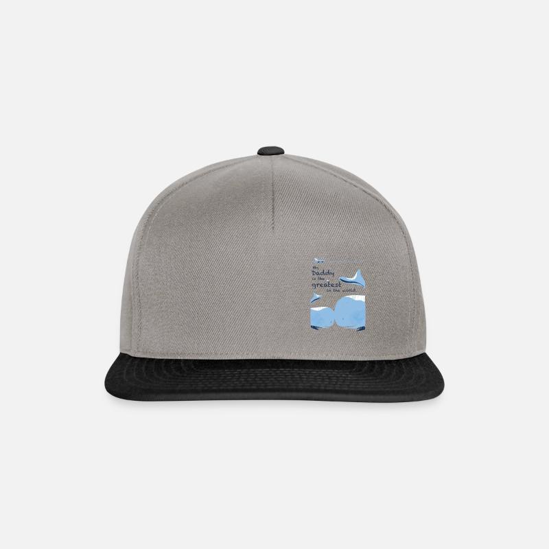 Fête des Pères - Casquette snapback - gris graphite/noir
