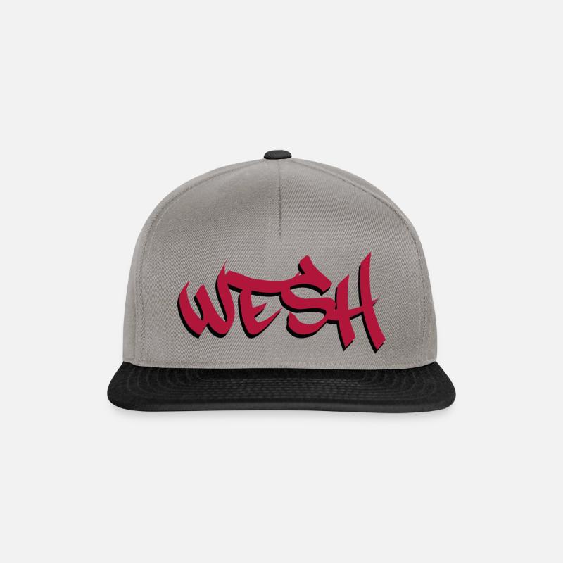 WÄSCHE-Tag - Snapback Cap - Graphit/Schwarz