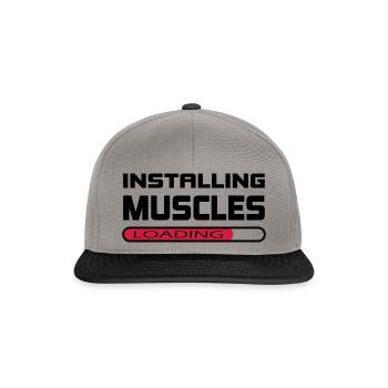 Installing Muscles Install Muscle Gift - Snapback Cap - graphite/black - Front
