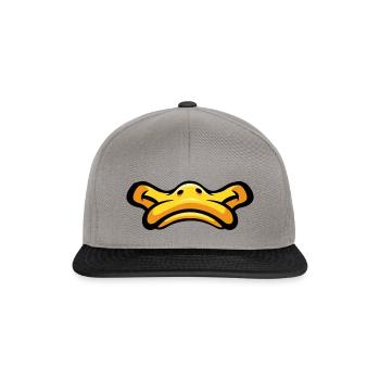 gesicht duck - Snapback Cap - Graphit/Schwarz - Vorne