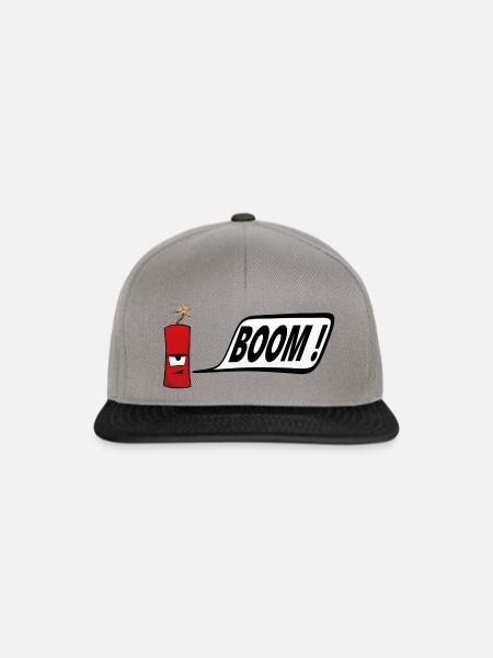 Böller - Snapback Cap - Graphit/Schwarz