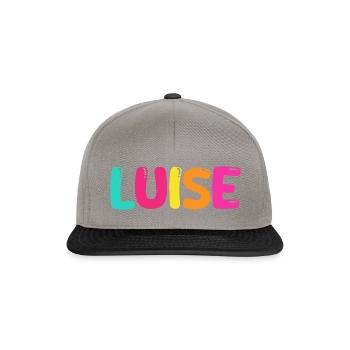 Name - Louise - Snapback Cap - graphite/black - Front