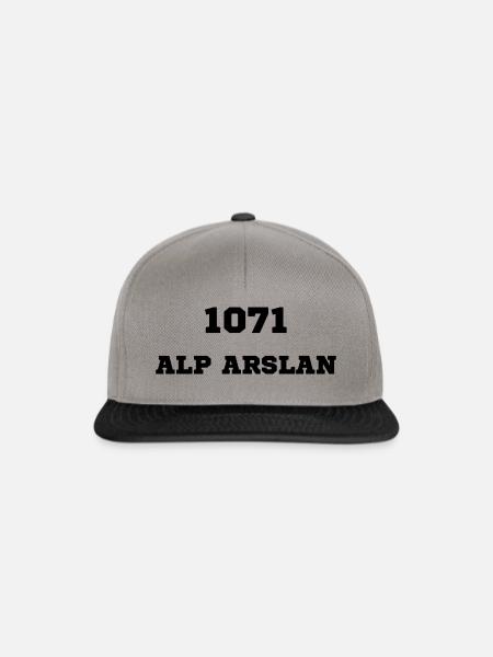 ALP ARSALN - Snapback Cap - Graphit/Schwarz