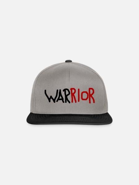 warrior - Snapback Cap - Graphit/Schwarz