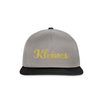 Kleines - Snapback Cap - Graphit/Schwarz - Vorne