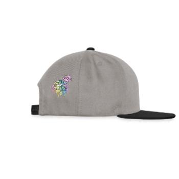 Lollipop Suck it lèvres Design - Casquette snapback - gris graphite/noir - Droite