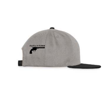 Plata o Plomo - Silber oder Blei - Snapback Cap - Graphit/Schwarz - Rechts