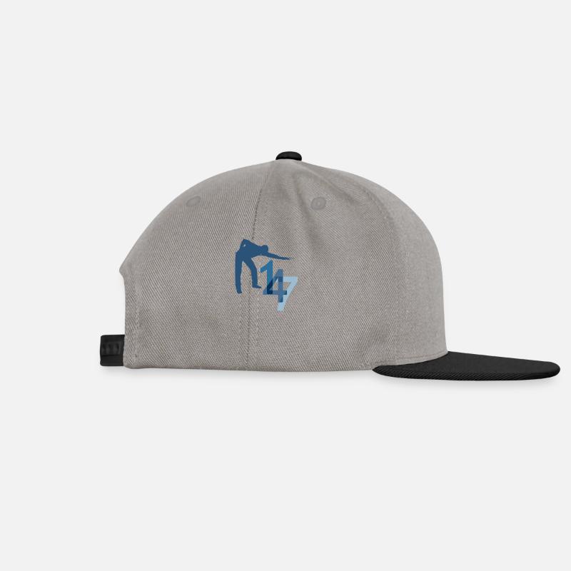 Snooker 147 maximum in the break - Snapback Cap - graphite/black