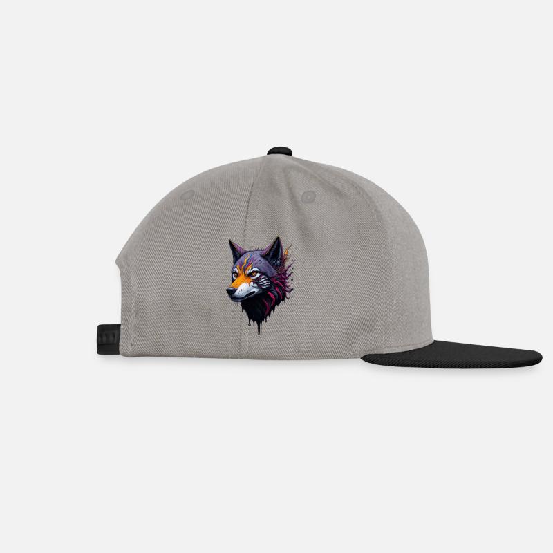 wolf - Snapback Cap - Graphit/Schwarz