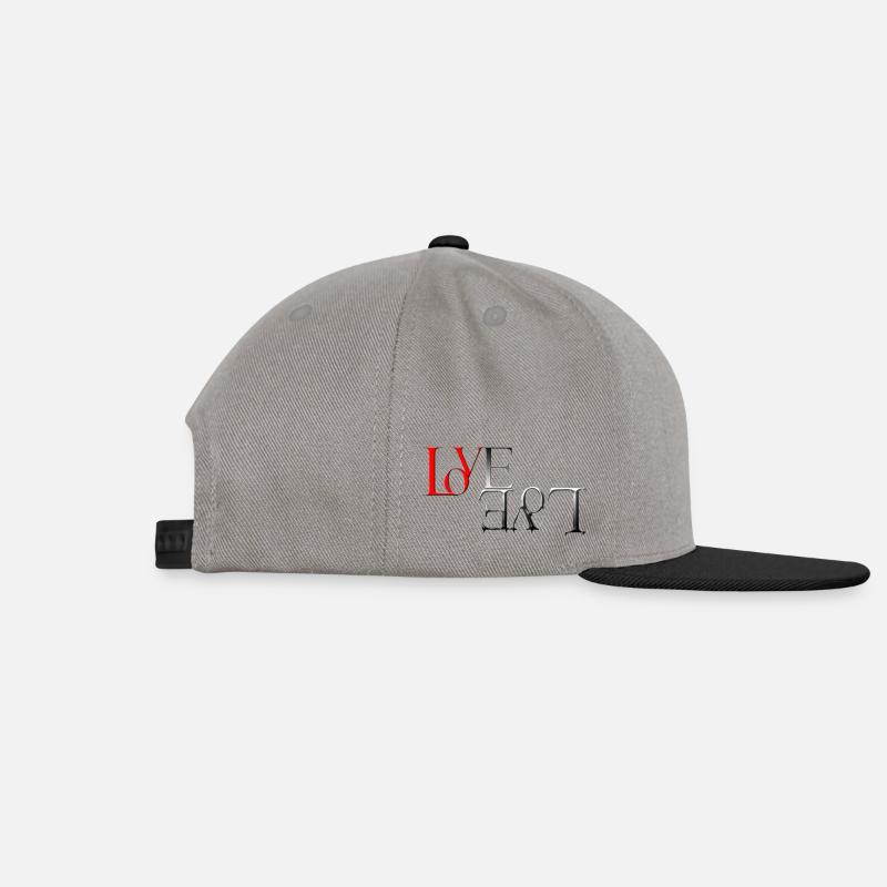 Amour, Amour - Casquette snapback - gris graphite/noir