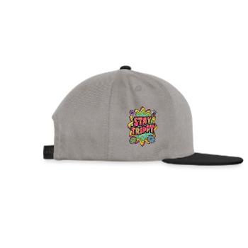 Stay Trippy - Snapback Cap - Graphit/Schwarz - Rechts