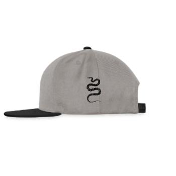 Snake - Snapback Cap - graphite/black - Left