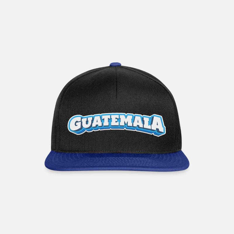 GUATEMALA STYLE - Snapback Cap - black/bright royal