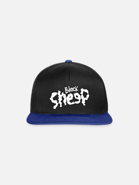 Black Sheep - Snapback Cap - Schwarz/Königsblau