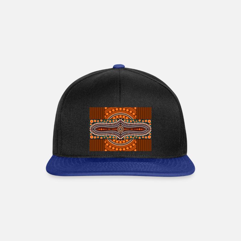 Frühling im Outback - Snapback Cap - Schwarz/Königsblau