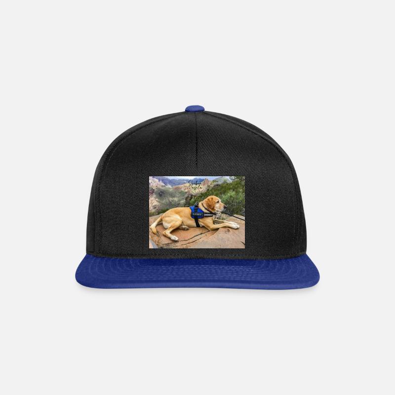 Wanderhund Lasko - Snapback Cap - Schwarz/Königsblau