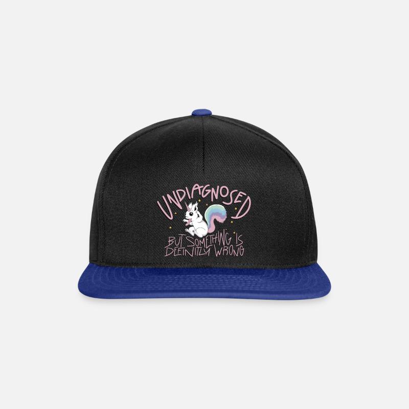 Undiagnosed - Snapback Cap - black/bright royal