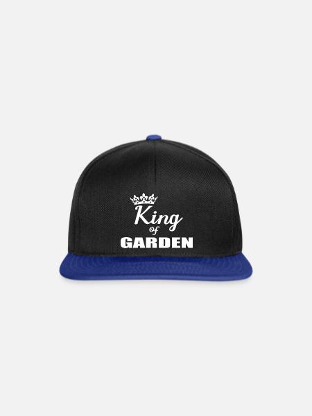 Garten - Snapback Cap - Schwarz/Königsblau