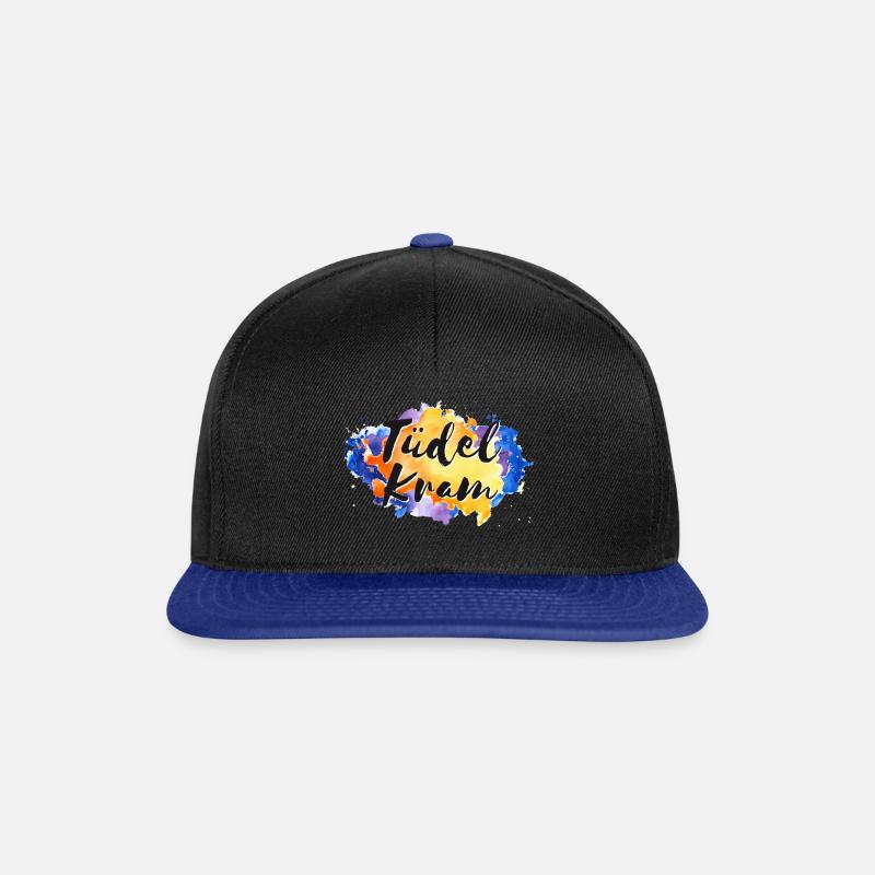 Tüdelkram - Snapback Cap - Schwarz/Königsblau