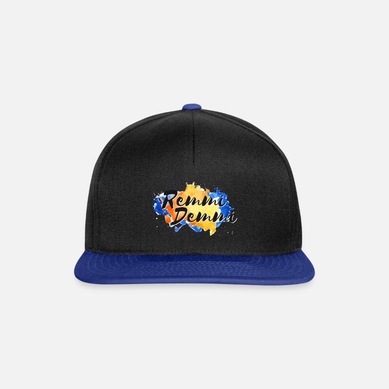 Remmidemmi - Snapback Cap - Schwarz/Königsblau