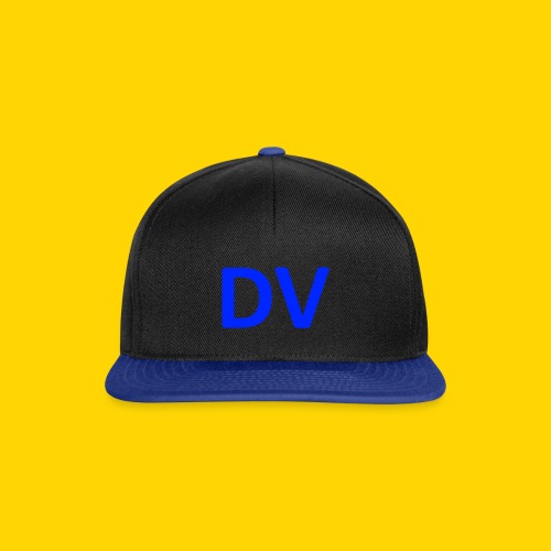 DV dik blauw - Snapback Cap