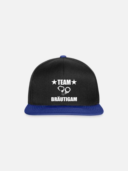 Junggesellenabschied - Snapback Cap - Schwarz/Königsblau